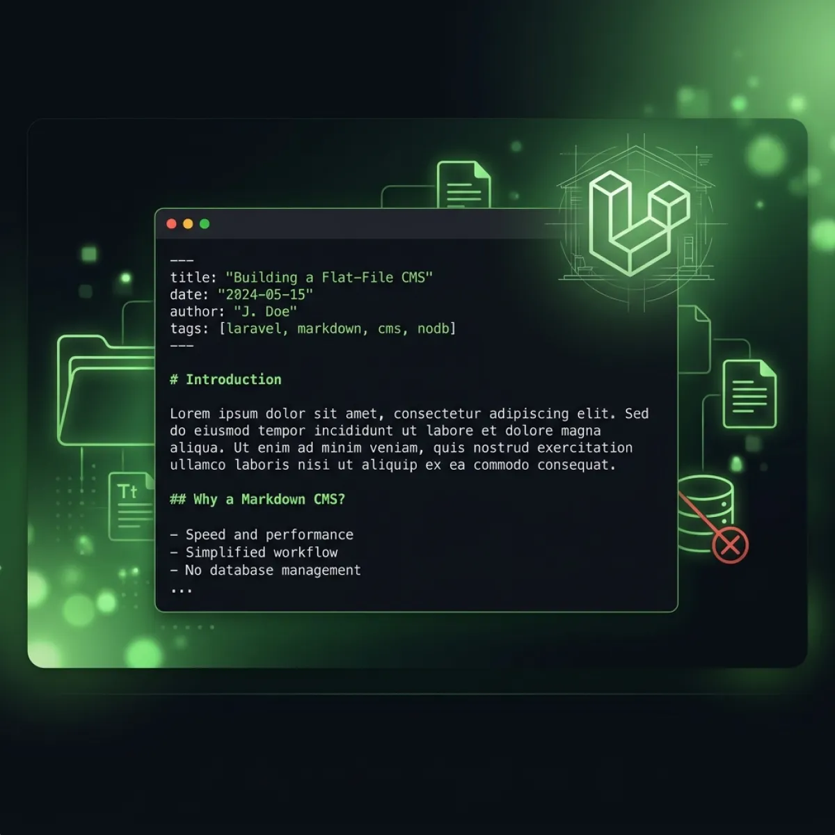 How I Built a Markdown-Powered CMS in Laravel With Zero Database